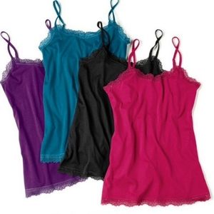 Precious inks lace Cami pack of 4